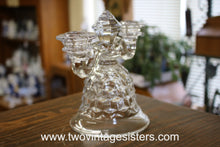 Load image into Gallery viewer, American Fostoria Lidded Double Candle Holder
