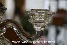 Load image into Gallery viewer, American Fostoria Lidded Double Candle Holder
