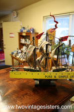 Load image into Gallery viewer, 1940s Conesco Spanish Galleon Wooden Model Ship
