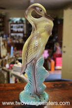 Load image into Gallery viewer, 1940s Stewart B McCulloch California Ceramic Crane
