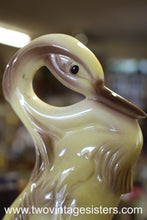 Load image into Gallery viewer, 1940s Stewart B McCulloch California Ceramic Crane