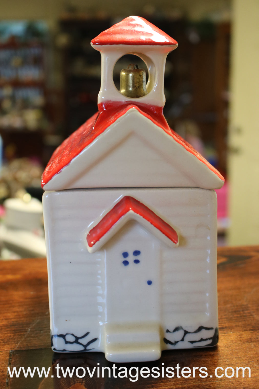 1970s House of Webster Ceramic Church Cookie Car
