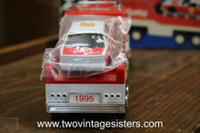 Load image into Gallery viewer, 1995 Getty Toy Race Car Carrier Limited Edition