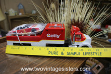 Load image into Gallery viewer, 1995 Getty Toy Race Car Carrier Limited Edition
