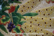 Load image into Gallery viewer, 1999 Lotus Ceramic Corn Print Serving Platter
