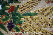 Load image into Gallery viewer, 1999 Lotus Ceramic Corn Print Serving Platter