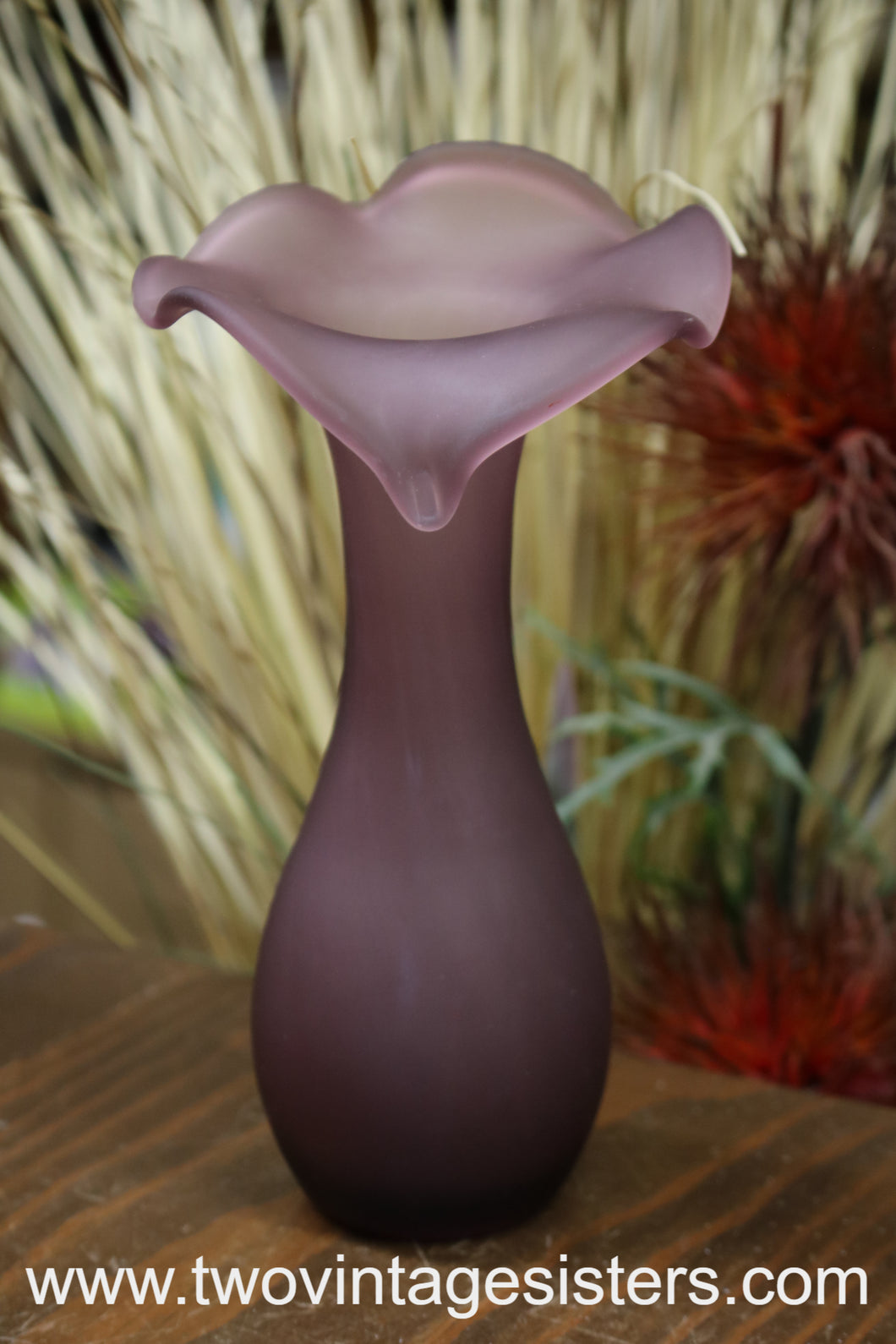 Copy of Hand Blown Glass Teal Aqua Glass Vase