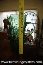 Load image into Gallery viewer, Anchor Hocking Imperial Bamboo Green Glass Pitcher
