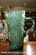 Load image into Gallery viewer, Anchor Hocking Imperial Bamboo Green Glass Pitcher