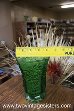 Load image into Gallery viewer, Anchor Hocking Grapes Green Glass Vase