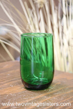 Load image into Gallery viewer, Anchor Hocking Green Poly Poly Juice Glasses