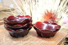 Load image into Gallery viewer, Anchor Hocking Ruby Red Berry Bowls