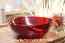 Load image into Gallery viewer, Anchor Hocking Ruby Red Glass Bowl