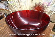 Load image into Gallery viewer, Anchor Hocking Ruby Red Glass Bowl