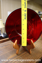 Load image into Gallery viewer, Anchor Hocking Ruby Red Glass Bowl