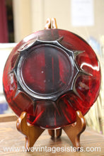 Load image into Gallery viewer, Anchor Hocking Ruby Red Scalloped Serving Bowl