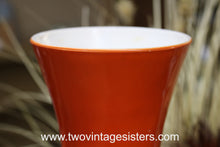 Load image into Gallery viewer, Anchor Hocking Vitroc Orange Glass Art Deco Vase