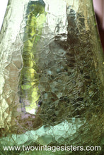 Load image into Gallery viewer, Blenko Crackle Glass Lime Green Glass Pitcher