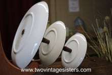 Load image into Gallery viewer, Blue Ridge Southern Pottery Shadow Fruit 3 Tier Tidbit Tray