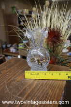Load image into Gallery viewer, Clear Crackle Glass Vase