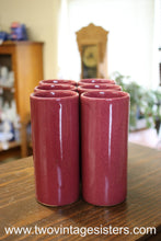 Load image into Gallery viewer, Dryden Pottery Ceramic Burgundy Tumbler Number 4