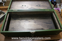 Load image into Gallery viewer, Eagle Lock Company Green Toolbox - Vintage Collectible
