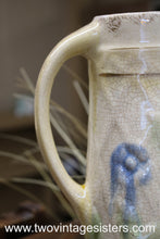 Load image into Gallery viewer, Early Roseville Arts Crafts Wild Rose Pitcher