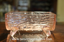 Load image into Gallery viewer, Fenton Dugan Northwood Pink Glass Log Butter Dish