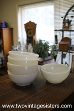 Load image into Gallery viewer, Fire King Ivory Swirl Milk Glass Cereal Bowls
