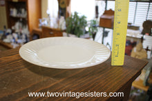 Load image into Gallery viewer, Fire King Ivory Swirl Milk Glass Dinner Plates