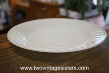 Load image into Gallery viewer, Fire King Ivory Swirl Milk Glass Dinner Plates

