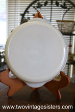 Load image into Gallery viewer, Fire King Ivory Swirl Milk Glass Round Casserole Dish
