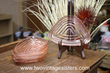 Load image into Gallery viewer, Pink Depression Glass Manhattan Relish Insert