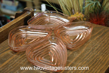 Load image into Gallery viewer, Pink Depression Glass Manhattan Relish Insert