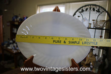 Load image into Gallery viewer, Fire King Ivory Swirl Milk Glass Oval Serving Platter