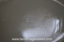 Load image into Gallery viewer, Fire King Ivory Swirl Milk Glass Oval Serving Platter