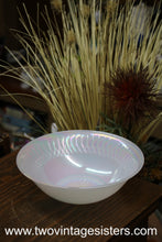 Load image into Gallery viewer, Federal Glass Moon White Carnival Serving Bowl