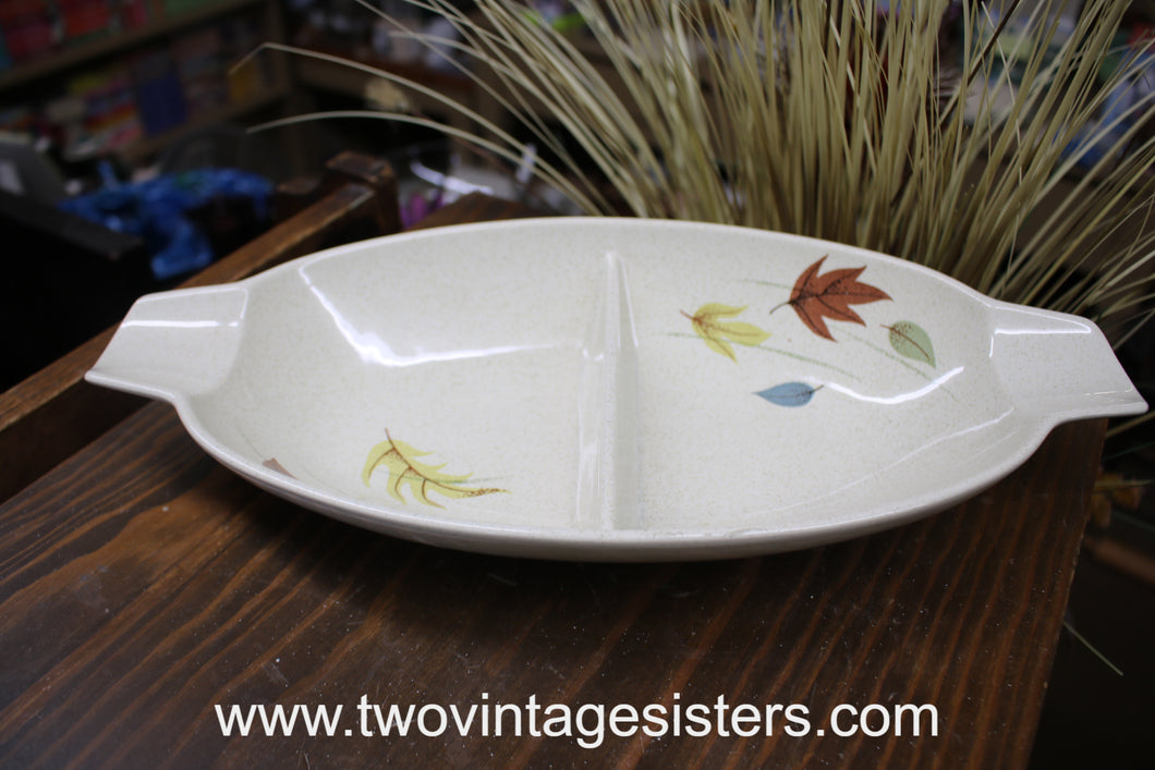 Franciscan Autumn Oval Divided Vegetable Bowl