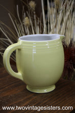 Load image into Gallery viewer, Halls China 5 Bands Pastel Yellow Pitcher