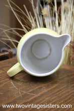 Load image into Gallery viewer, Halls China 5 Bands Pastel Yellow Pitcher
