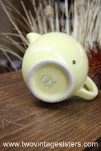 Load image into Gallery viewer, Halls China 5 Bands Pastel Yellow Pitcher
