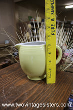 Load image into Gallery viewer, Halls China 5 Bands Pastel Yellow Pitcher