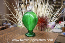 Load image into Gallery viewer, Hand Blown Green Glass Ornament