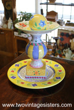 Load image into Gallery viewer, Hausen Ware Ceramic Two Tiered Serving Platter