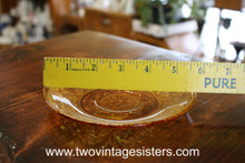 Load image into Gallery viewer, Anchor Hocking Sandwich Desert Gold Footed Saucer