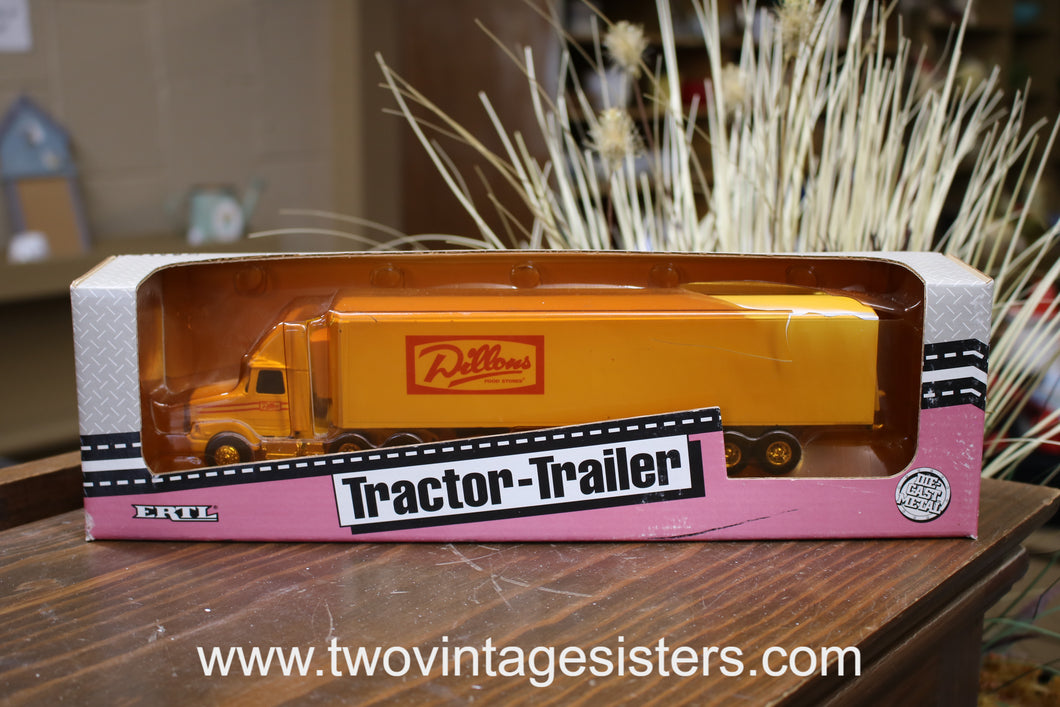 1993 ERTL Collectors Series Dillions Tractor Trailer
