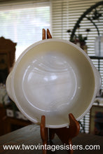 Load image into Gallery viewer, Fire King Swirl Milk Glass Round Casserole Dish

