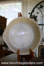 Load image into Gallery viewer, Fire King Swirl Milk Glass Round Casserole Dish