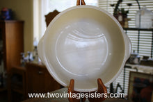 Load image into Gallery viewer, Fire King Swirl Milk Glass Round Casserole Dish