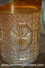Load image into Gallery viewer, Imperial Carnival Glass Marigold Star Medallion Pitcher 2476B
